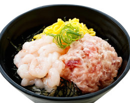 甘えびねぎとろ丼